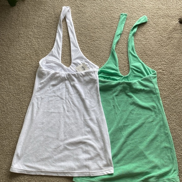 Fabletics Island Terry Halter Dresses - Picture 2 of 7